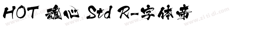 HOT 魂心 Std R字体转换